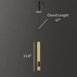 smartway lighting Smith Gold Aluminium LED Ceiling Lights image 2