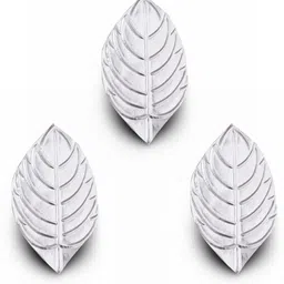dhruvs collection 925 Silver Tulsi Leaves -Tulsiji Patra for Diwali Pooja&Gifting (1.8g, Set of 3) Decorative Showpiece - 4 cm-picture-30