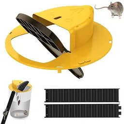 opnex Mouse Trap Bucket Rat Trap for Mice, Rats, Chipmunks, Squirrels, Hamsters Snap Trap image 1