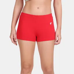 envie Solid Women Red Basic Shorts-picture-10
