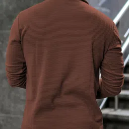 kajaru Men Full Sleeve Self Design Sweatshirt image 2