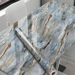 200 cm Sky Marble Foil Self Adhesive Sticker-image-6