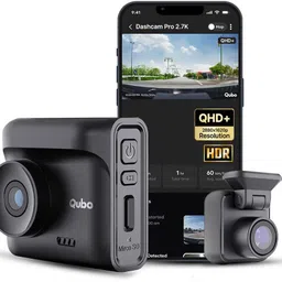 Smart Dashcam Pro 2.7K + Rear| QHD+| 5MP & 2MP| NightPulse Vision| GPS| 2LCD In-car Camera System-image-69