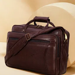 hard craft Men Brown Messenger Bag-picture-11
