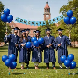 aaradhya Solid Blue Balloons Chrome Thicken Metallic Balloons(Pack of 25 Pcs) Balloon image 5