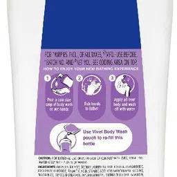 vivel Fragrant Body Wash, Lavender & Almond Oil Shower Gel, Pump Bottle, Smooth Skin image 5