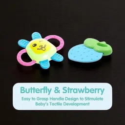 akflicks Rattle 3pcs Teethers for New Born Baby Toys (Multicolor) Rattle image 3