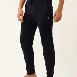 john players Cotton Navy Side Pocket Joggers Men Pyjama image 4