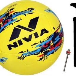 nivia Storm with Pump Football - Size: 5-picture-16