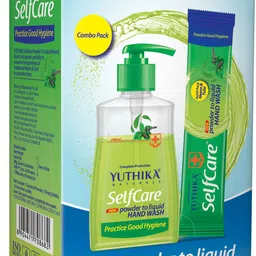 yuthika Selfcare Powder to Liquid Hand Wash Combo Neem - Bottle + 1 Sachet of 9gm Each Hand Wash image 2
