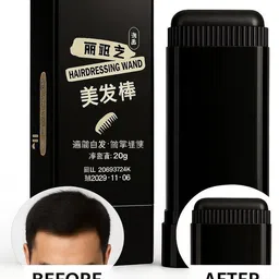 foxuro Hair Color Stick Black | Easy Application | Waterproof & Sweat-Proof , BLACK-picture-46