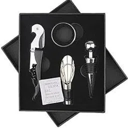 joyjay Corkscrew, Drip Ring, Stoppers Wine Opener Set Corkscrew, Drip Ring, Stoppers Wine Opener Set Bottle Opener Set-picture-10