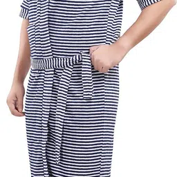 lovira Navy Blue 3XL Bath Robe image 4