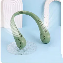 Radhe Neck Fan Bladeless Speeds Battery Operated Personal NF85 Neck Fan Bladeless Usb Cooler 76 USB Fan-picture-25