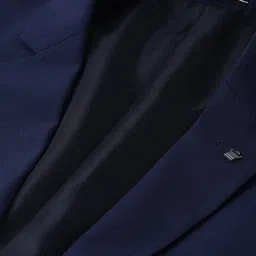 louis philippe Men Solid Single Breasted Formal Blazer image 3