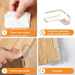 ozxi Protector for Furniture Table Corner Guards for Sharp Edges Silicon Corner image 2
