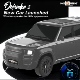 pick ur needs Rechargeable Car Bluetooth Wireless Speaker with Deep Bass 1200mAh Battery image 3