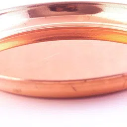 shri anand Copper Plate 7 inch Quarter Plate (Quarter Plate) Dinner Plate image 2