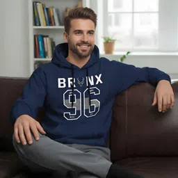 lripsome Men Full Sleeve Printed Hooded Sweatshirt image 4