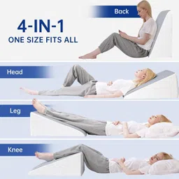 hombox Bed Wedge Memory Foam Solid Orthopaedic Pillow Pack of 1 image 5