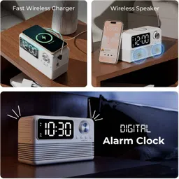 xech Digital White Clock image 2