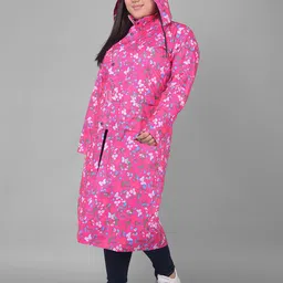 dollar Graphic Print Women Raincoat image 5