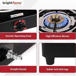 brightfalme 1B UNO GT Glass Manual Gas Stove image 3
