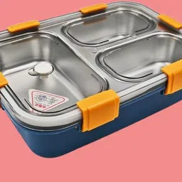 vrjk Compartment -3 Sealed Leak 3 Containers Lunch Box image 1