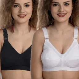 saba beauty Pack of 3 Women Full Coverage Non Padded Bra image 2
