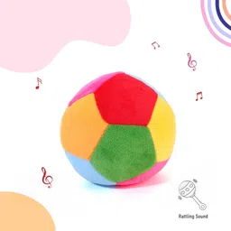 webby Plush Soft Ball, Stuffed Toy for Kids with Rattle Sound- 11 cm image 2