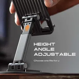 cavira Adjustable Phone Stand for Desk 360 Rotating Foldable Cell Phone Mobile Holder Mobile Holder image 4