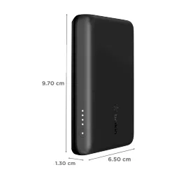 belkin BoostCharge 2500 mAh 5W Power Bank (1 Type C Port, Compatible with MagSafe, Black) image 2