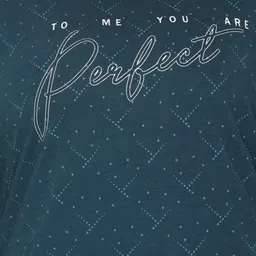 duchess Pack of 2 Women Printed Round Neck Cotton Blend Multicolor T-Shirt image 4