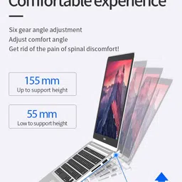 Aklin Boky stand for laptop portable stand for laptop Laptop Stand image 2