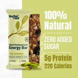 Beyond Food Meal Replacement Energy Bar- True Cardamom (Pack of 9) image 4