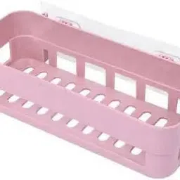 shrey Self Adhesive Wall Hanging BATHROOM floating Shelf (pack of 2) 1.69 Plastic Wall Shelf-picture-25