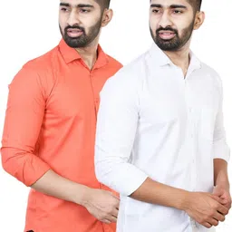 feel high Men Regular Fit Solid Casual Shirt-picture-12