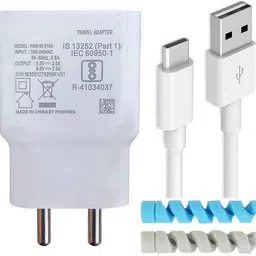 shopreals Wall Charger Accessory Combo for 40W Xiaomi Civi 5 Pro Quick Dash Flash Super Vooc-picture-28