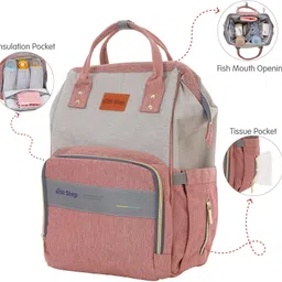 1st step Smart, Multi-Functional Waterproof Handbag with Shoulder Strap for Mother Travel Backpack Diaper Bag image 2