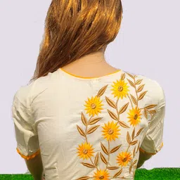 creaft Round Neck Women Blouse-picture-11