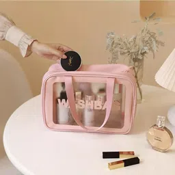 hxoset Women Pink Cosmetic Bag-picture-31