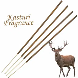 hmwarakhwala Agarbatti with Luxury Premium KASTURI FRAGRANCE (PACK OF 3, EACH 100 g) KASTURI image 3
