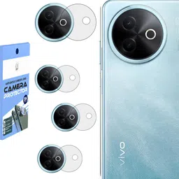 SCREENIX Back Camera Lens Glass Protector for VIVO Y39 5G, [Flexible Unbreakable Polycarbonate Material]-image-2