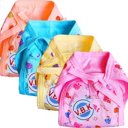 v.b.k Baby Clothes With Jabla, and Nappy (Langot) and Mitten Booties,0-6 Month,Hosiery image 3