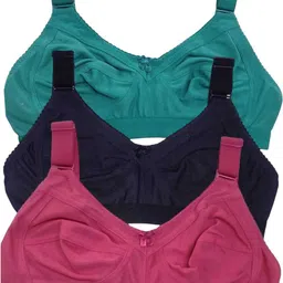 age18 Pack of 3 Women Full Coverage Non Padded Bra-picture-25