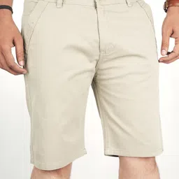 pryan fashion Solid Men White Cargo Shorts image 4