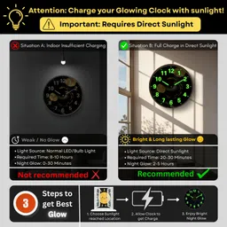 ginoyabrothers Analog 30 cm X 30 cm Wall Clock image 4