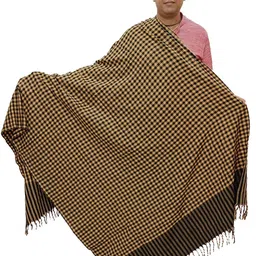 Vrinde Wool Checkered Men Shawl-picture-16