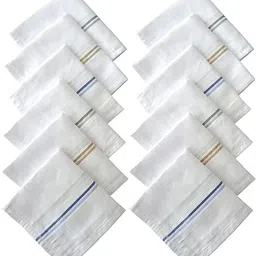 Myfashionstore Hanker chief ["White"] Handkerchief-image-2