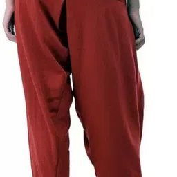 fashionpoint Pure Wool Solid Women ["Maroon"] Salwar image 2